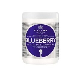 Kallos KJMN Blueberry Maska Nawilżająca i Odbudowująca do Włosów z Ekstraktem z Owoców Jagody 1000ml