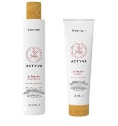 Kemon Actyva P Factor Conditioner Shampoo Zestaw Szampon i Odżywka Przeciw Wypadaniu Włosów 150ml 250ml