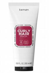 Kemon Curly Hair Mask, Nawilżająca i Wzmacniająca Maska z Aloesem do Włosów Kręconych, 200ml