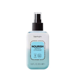 Kemon Nourish Spray 2 Phase, Dwufazowy Spray Ułatwiający Rozczesywanie Włosów  200ml