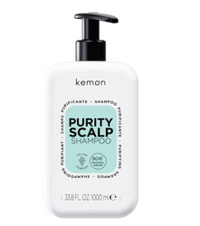 Kemon Purity Scalp Shampoo, Szampon Oczyszczający do Skóry Głowy i Włosów, 1000ml