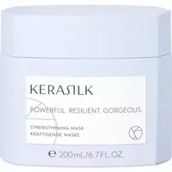 Kerasilk Strenght Mask, Maska Intensywnie Odbudowująca z Biomimetycznym Jedwabiem i Pudrem z Korzenia Konjac, 200ml