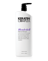 Keratin Complex Blondeshell Debrass Shampoo - Fioletowy Szampon, Nawilżający i Dodający Blask, 1000ml