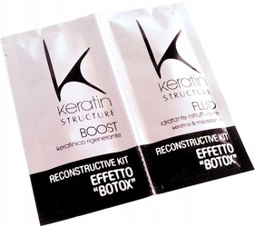 Keratin Structure Effetto Botox Kuracja Keratynowa do Włosów, Efekt Botoks, 2x 12ml