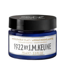 Keune 1922 Moldable Clay, Elastyczna Glinka do Włosów, Matowe Wykończenie 75ml