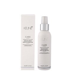 Keune Care Miracle Elixir Keratin Spray, Głęboko Nawilża i Regeneruje Zniszczone Włosy, 140ml