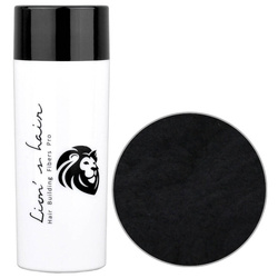 LION' PRO Black, Mikrowłókna, Puder Zagęszczający Włosy, Czarne, 25g.