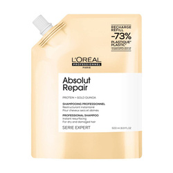 L'Oreal Absolut Repair Gold Quinoa + Protein Szampon Odbudowujący do Włosów Zniszczonych z Komosą Ryżową REFIL 500ml