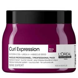 L'Oreal Curl Expression Mask Rich, Maska Intensywnie Nawilżająca do Loków i Fal, 500ml