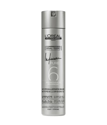 L'Oreal Infinium Pure Strong Force 3 Bezzapachowy Lakier Mocno Utrwalający Bez Osadu, Skompresowany, 300ml = 500ml