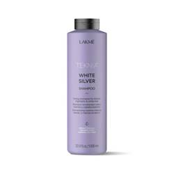 Lakme Teknia White Silver Shampoo, Szampon do włosów odcieniach blond, rozjaśnianych oraz siwych 1000ml