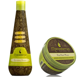 Macadamia Rejuvenating Shampoo Masque Duo Zestaw Szampon i Maska do Włosów Suchych i Zniszczonych 300ml 236ml