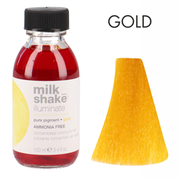 Milk Shake Illuminate Pure Pigment Gold - Złoty Pigment Bez  Amoniaku z Keratyną 100ml