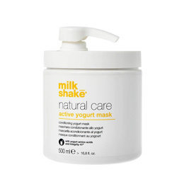 Milk Shake Natural Care Active Yogurt Mask, Jogurtowa Maska Silnie Rekonstruująca Zniszczone Włosy 500ml