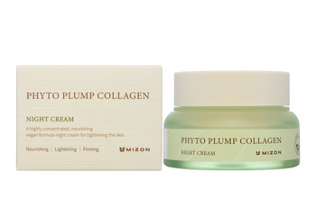 Mizon Phyto Plump Collagen Night Cream, Kolagenoway Krem do Twarzy na Noc, Przeciwzmarszczkowy, 50ml