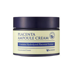 Mizon Placenta Ampoule Cream, Odżywczy Krem do Twarzy z Placentą, 50ml