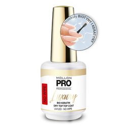 Mollon Pro Luxury Bio-Keratin Dry Top Coat Uv/Led Top Hybrydowy z Keratyną i Biotyną 8ml