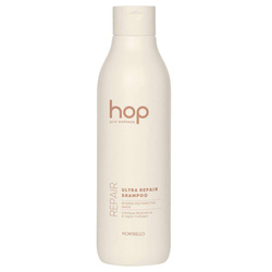 Montibello HOP Ultra Repair Shampoo, Szampon Odbudowujący do Włosów Zniszczonych, 1000ml