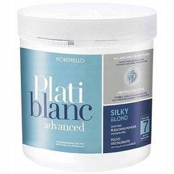 Montibello Platiblanc Advanced Silky Blond - Bezpyłowy Rozjaśniacz Do 7 Tonów, 500g