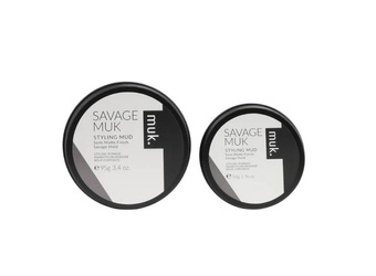 Muk Savage Styling Mud Duo, Zestaw, Ekstremalnie Mocno Utrwalająca Glinka 95g + 50g