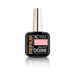 Nails Company Repair Base Skin Cover, Baza Budująca do Lakierów Hybrydowych, Różowa, 11ml