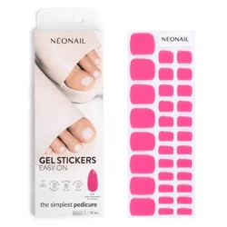 Naklejki Hybrydowe Gel Stickers Easy on Simplest Pedicure 32szt