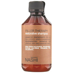 Nashi Argan Filler Therapy Restorative Shampoo, Odbudowujący Szampon Regenerujący do Zniszczonych Włosów, 250ml