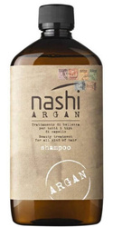 Nashi Argan Shampoo, Naturalny Szampon Arganowy, Dyscyplinuje, Odżywia i Nadaje Blasku Włosom, 500ml