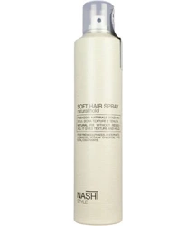 Nashi Argan Style Soft Hair Spray Natural Hold, Odżywczy Lakier do Włosów Średnio Utrwalający, 300ml