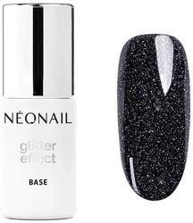 NeoNail Glitter Effect Base - 9600 - 7,2 ml - Black Shine