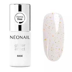 NeoNail Glitter Effect Base - Baza Hybrydowa z Drobinkami Nude Sparkle 9488