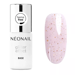 NeoNail Glitter Effect Base - Baza Hybrydowa z Drobinkami Pink Sparkle 9489