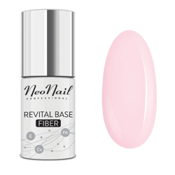 NeoNail Revital Base Fiber Rosy Blush Wzmacniająca Baza Budująca Pod Lakier z Włóknami 7.2ml 7650-7