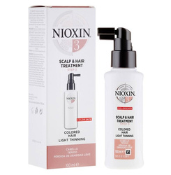 Nioxin Scalp Treatment Kuracja System 3 Włosy Cienkie Zniszczone po Zabiegach 100ml