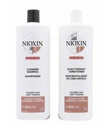 Nioxin Zestaw Leczniczy Przeciw Wypadaniu System 3 Szampon 1000ml Odżywka 1000ml