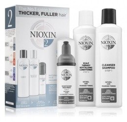 Nioxin Zestaw Przeciw Wypadaniu System 2 Szampon 150ml Odżywka 150ml Kuracja 40ml