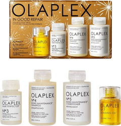 Olaplex Set No. 3 Perfector No. 4 Shampoo No. 5 Conditioner No. 7 Bonding Oil Zestaw Odbudowujący do Wszystkich Rodzajów Włosów