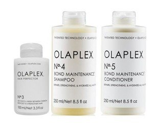 Olaplex Set No. 3 Perfector & No. 4 Shampoo & No. 5 Conditioner Zestaw Odbudowujący do Wszystkich Rodzajów Włosów 2x250ml + 100ml