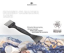 Olivia Garden Brush Cleaner Urządzenie do Czyszczenia Szczotek i Grzebieni, Mini