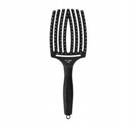 Olivia Garden Finger Brush Large Black Szczotka do Rozczesywania Włosów i Masażu Duża Czarna