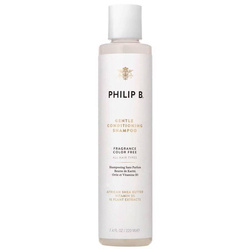 Philip B Gentle Conditioning African Shea Butter Shampoo, Delikatny Szampon z Witaminą B5 i 16 Wyciągami z Roślin, 220ml