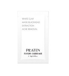 Pilaten White Clay Mask Blackhead Głęboko Oczyszczająca Biała Maska Pilaten z Dodatkiem Białej Glinki 10g