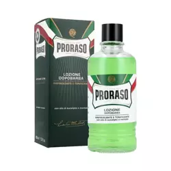 Proraso After Shave Lotion Green - Woda po Goleniu, Mentol i Eukaliptus, 400ml