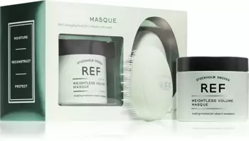 REF Weightless Volume Masque, Maska Dodająca Objętości Cienkim Włosom, 250ml + Szczotka Gratis