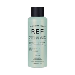 REF Weightless Volume Refreshing Mousse, Pianka 2 w 1 Dodaje Objętości i Odświeża Włosy, 200ml