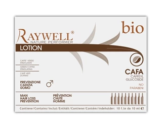 Raywell Lotion Cafa Hair Loss Prevention for Man, Kuracja Zapobiegający Wypadaniu Włosów dla Mężczyzn, 10x10ml