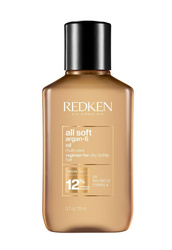 Redken All Soft Argan Oil, Olejek Arganpwy do Włosów Suchych i Łamliwych, Nawilża i Odżywia Włosy, 111ml