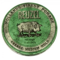 Reuzel Green Grease Medium Hold Pig Woskowa Pomada O Wysokim Połysku i Średnim Chwycie 340g