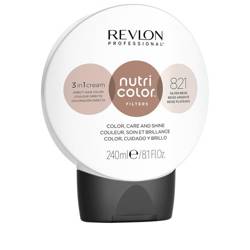 Revlon Nutri Color Creme - Maska Koloryzująca do Włosów Farbowanych - Srebrny Beż - 821, 240ml