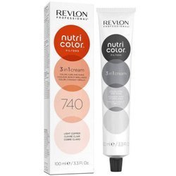 Revlon Nutri Color Creme - Maska koloryzująca do włosów farbowanych, 100ml - czerwień - 600